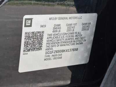 2019 Chevrolet Bolt EV 5dr Wgn Premier