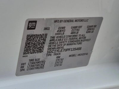 2023 Chevrolet Silverado 2500 HD Crew Cab Standard Box 4-Wheel Drive Work Truck