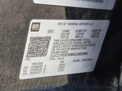2022 Chevrolet Silverado 1500 LTD Crew Cab Short Box 4-Wheel Drive RST