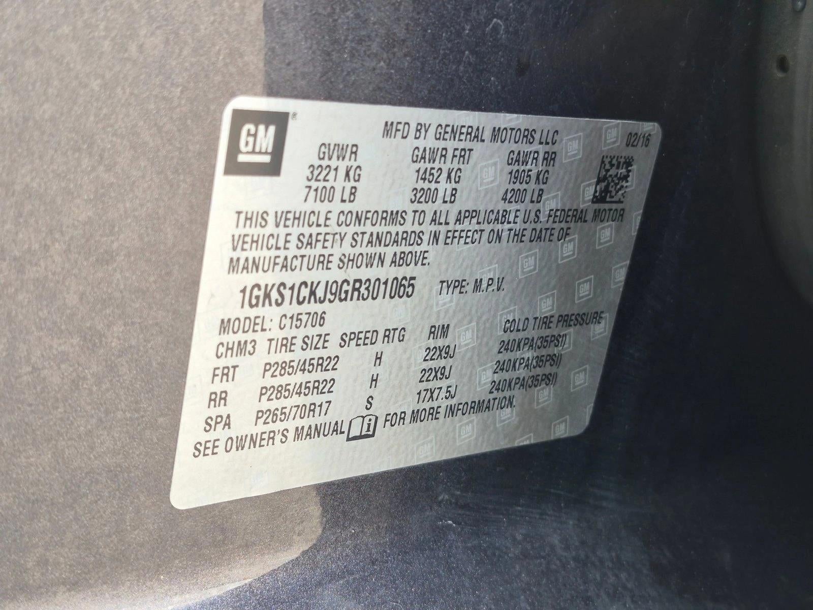 2016 GMC Yukon 2WD 4dr Denali