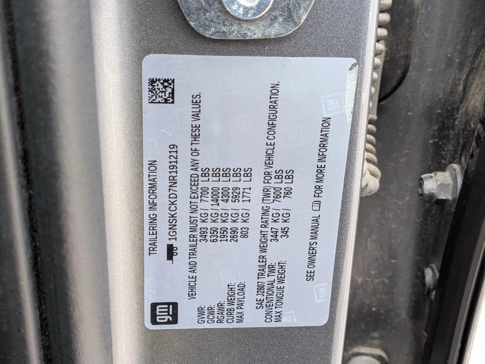 2022 Chevrolet Suburban 4WD LT