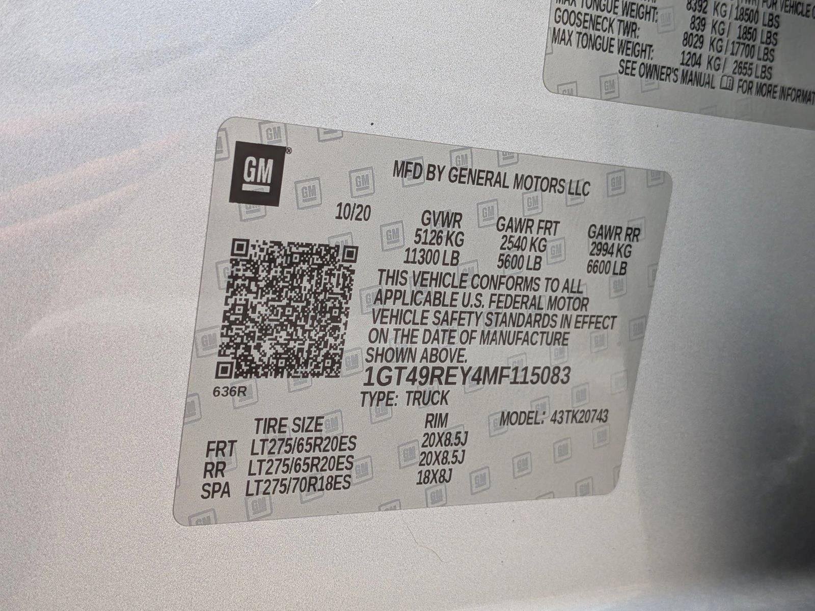 2021 GMC Sierra 2500 HD Crew Cab Standard Box 4-Wheel Drive Denali