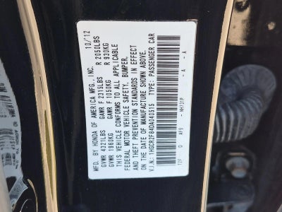 2013 Honda Accord Sedan EX-L CVT