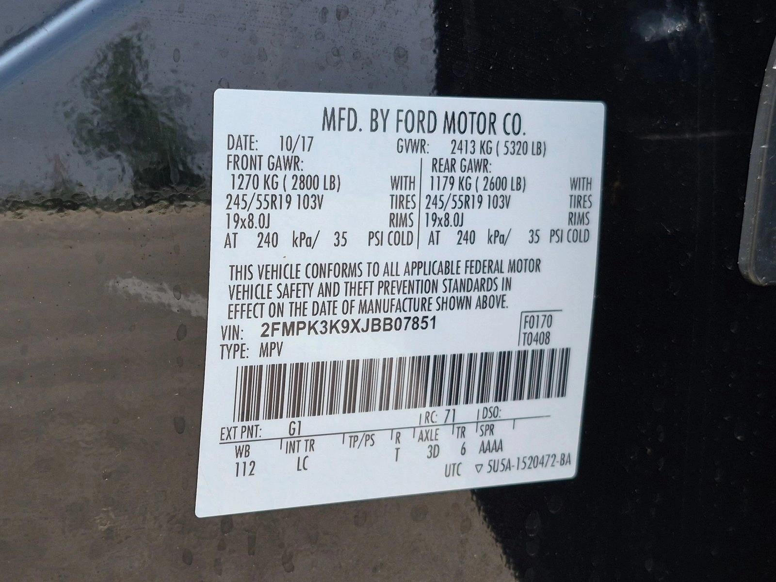 2018 Ford Edge Titanium FWD