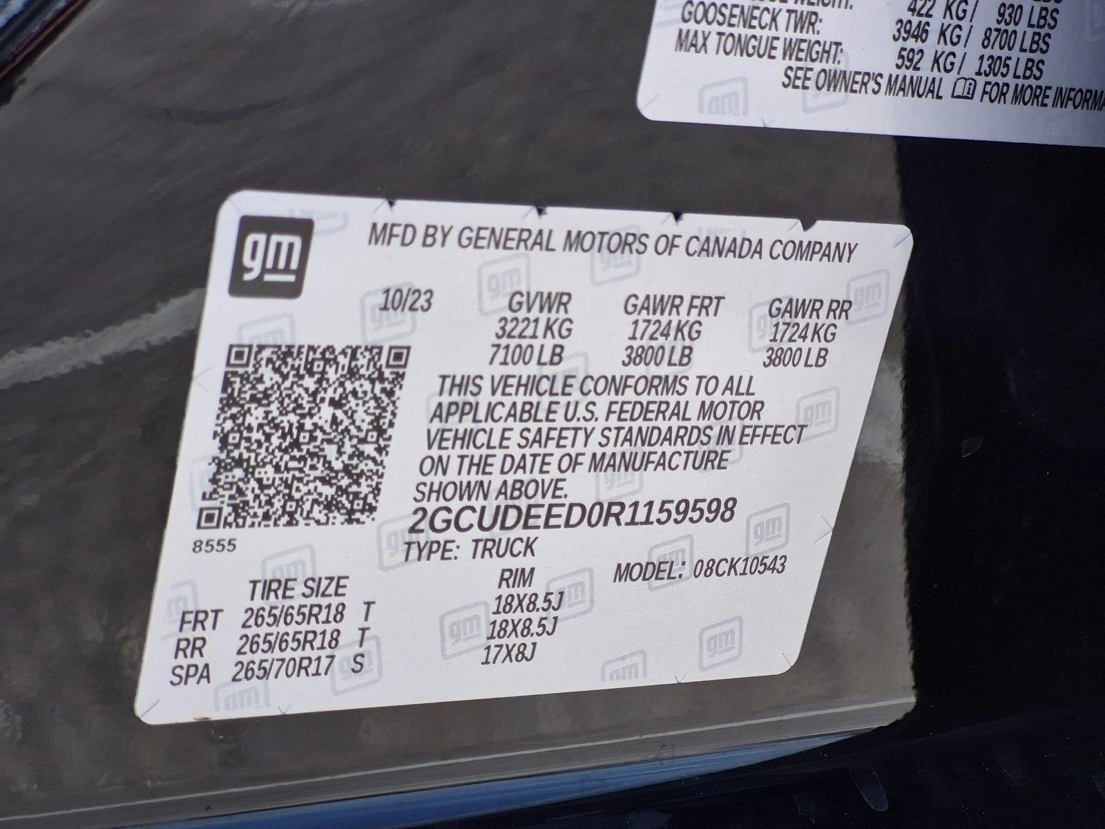 2024 Chevrolet Silverado 1500 Crew Cab Short Box 4-Wheel Drive RST