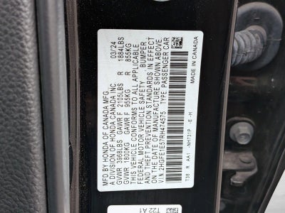 2024 Honda Civic Si Si Manual Sedan