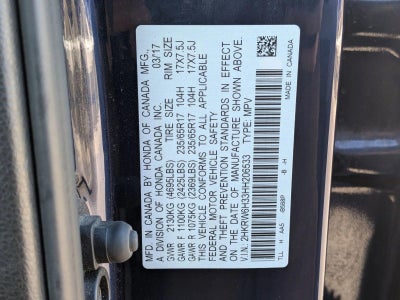 2017 Honda CR-V LX AWD