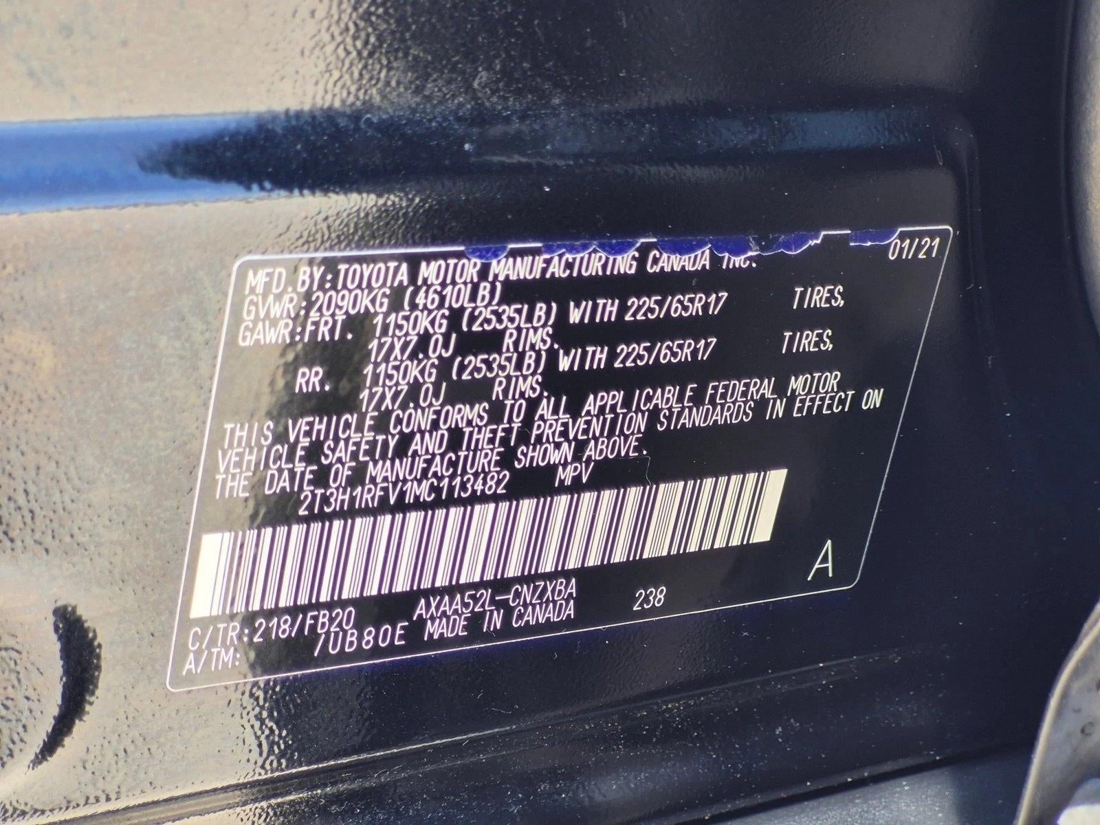 2021 Toyota RAV4 LE FWD (GS)