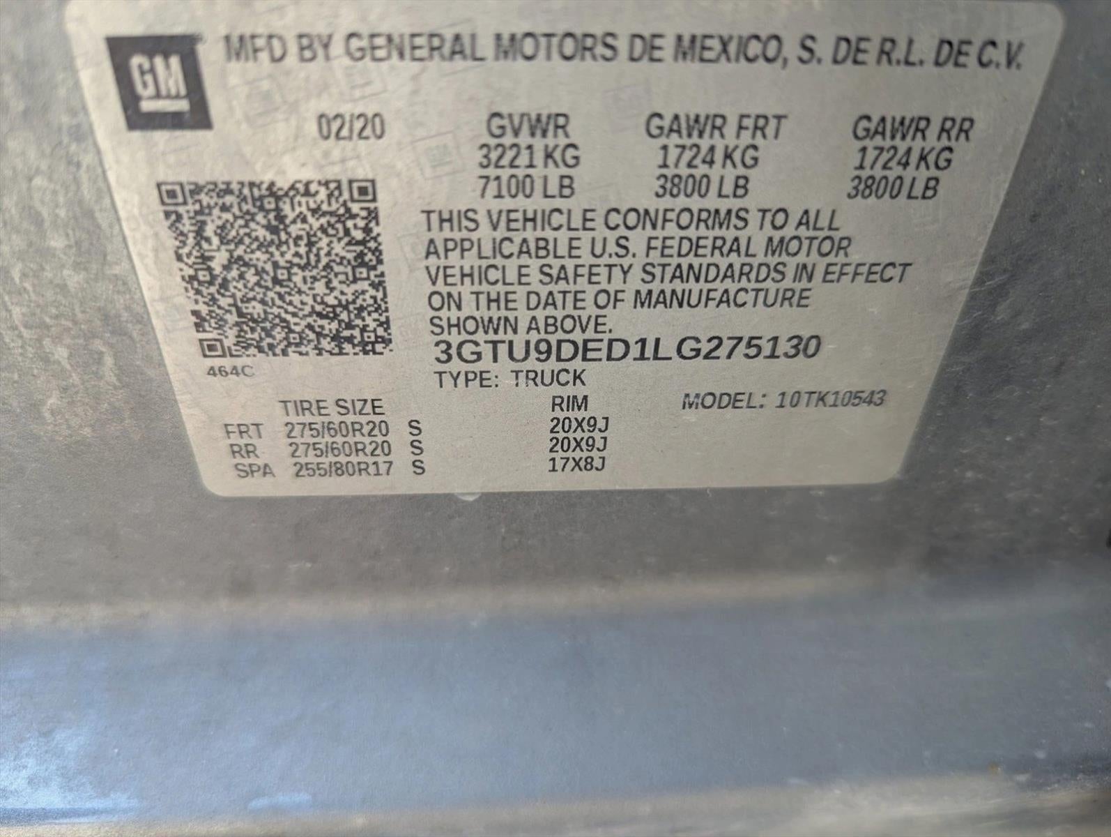 2020 GMC Sierra 1500 Crew Cab Short Box 4-Wheel Drive SLT