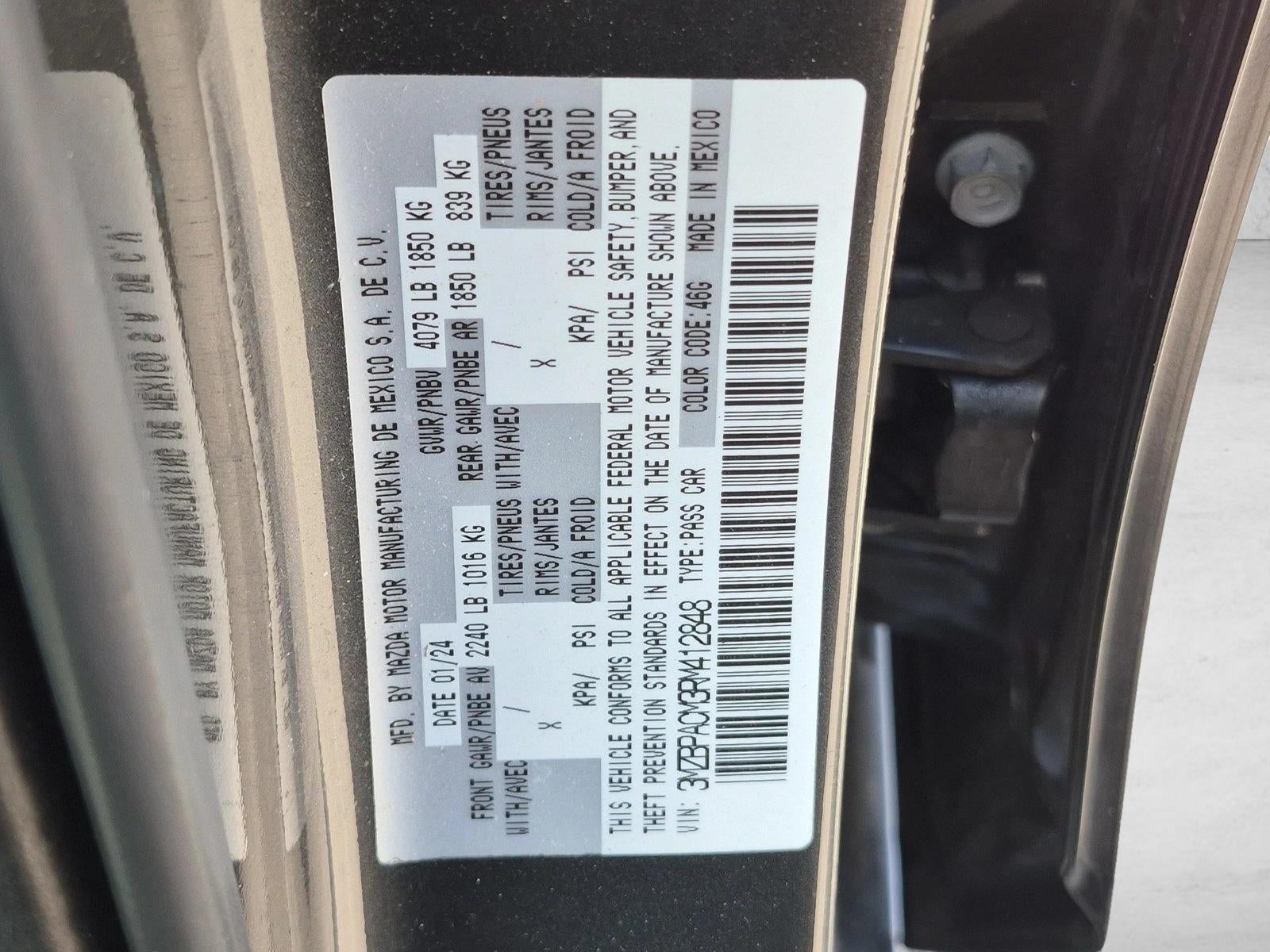 2024 Mazda Mazda3 Sedan 2.5 S Preferred FWD
