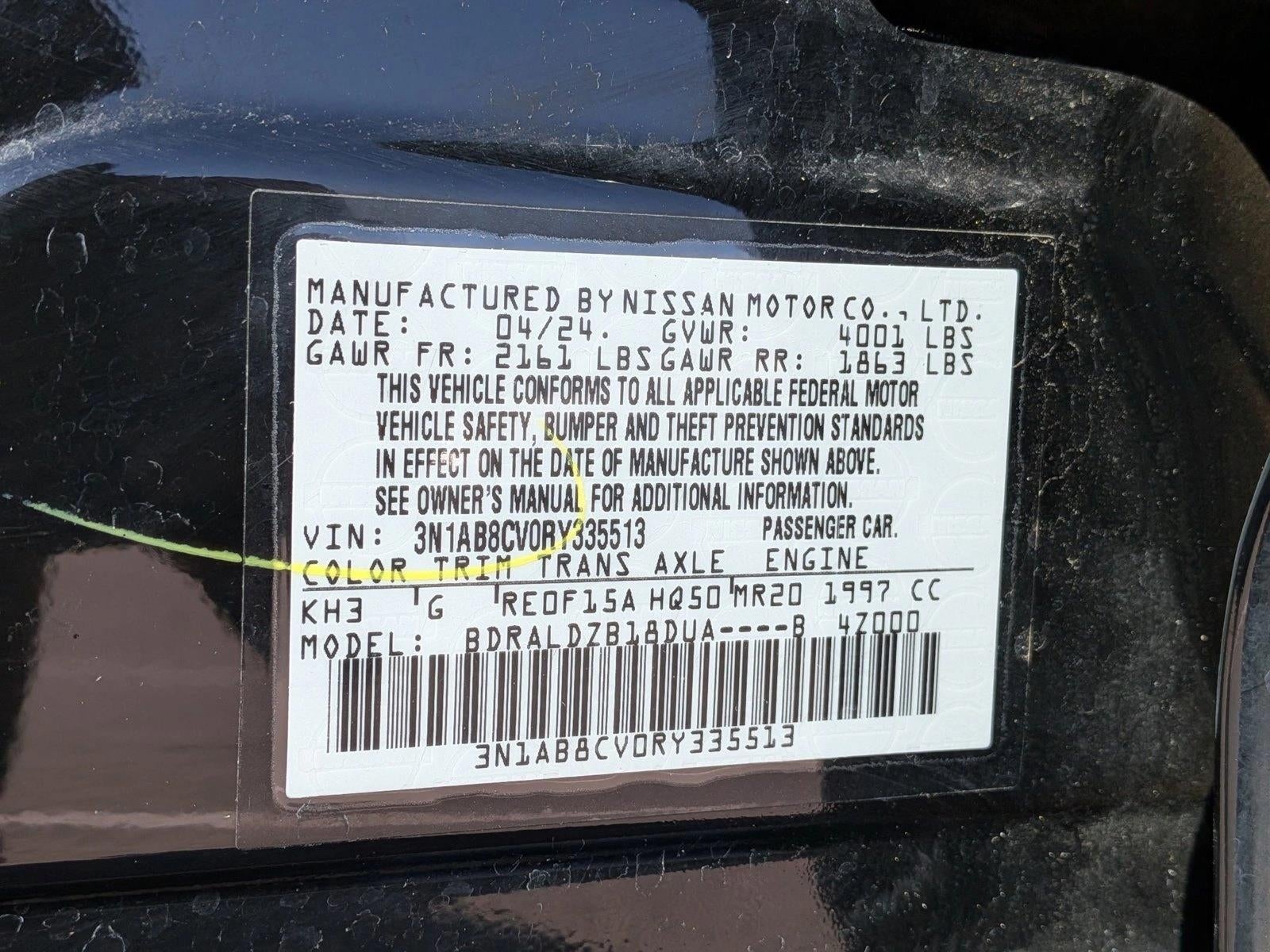 2024 Nissan Sentra SV CVT