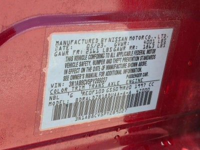 2023 Nissan Sentra SV CVT