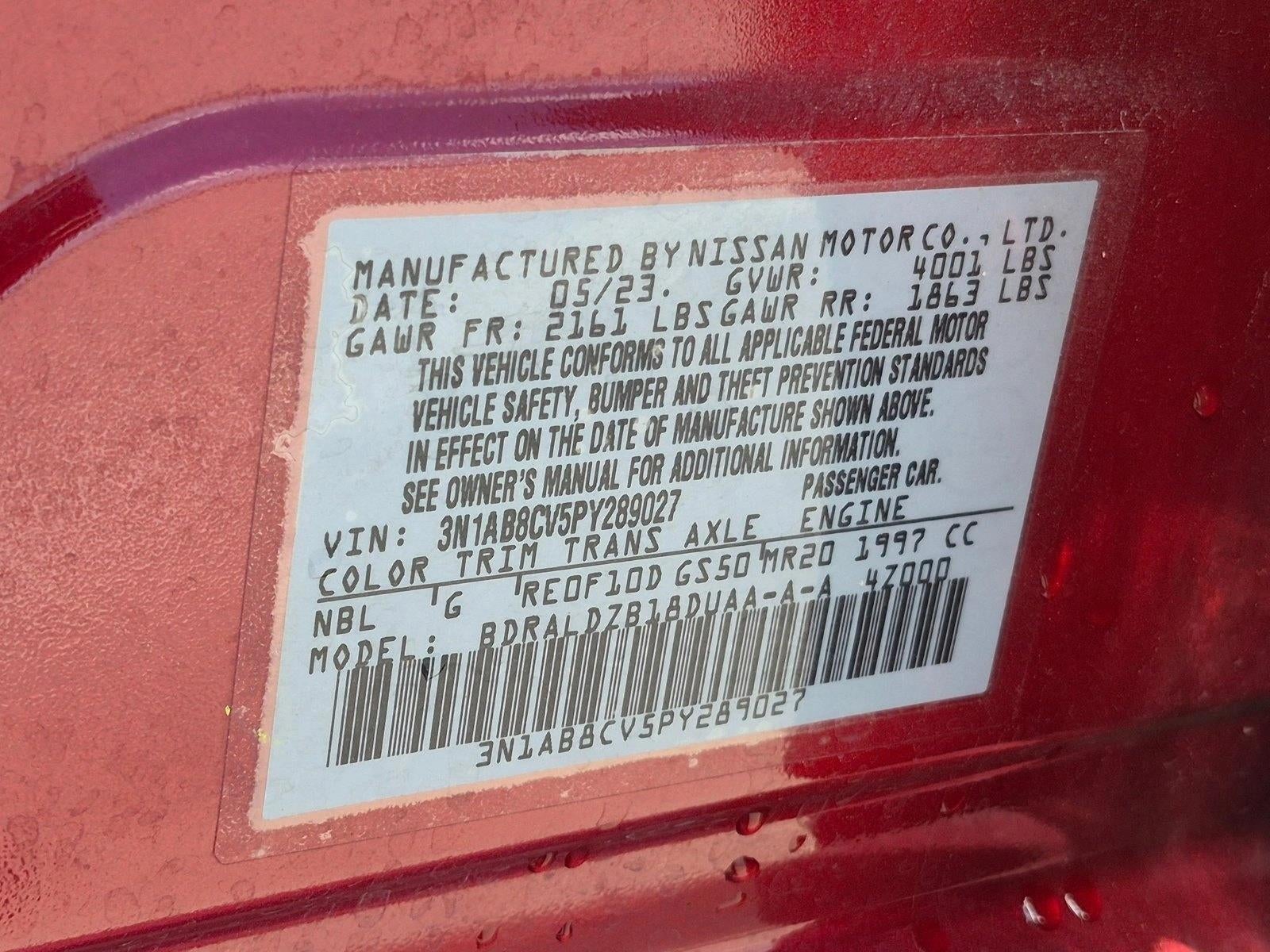 2023 Nissan Sentra SV CVT
