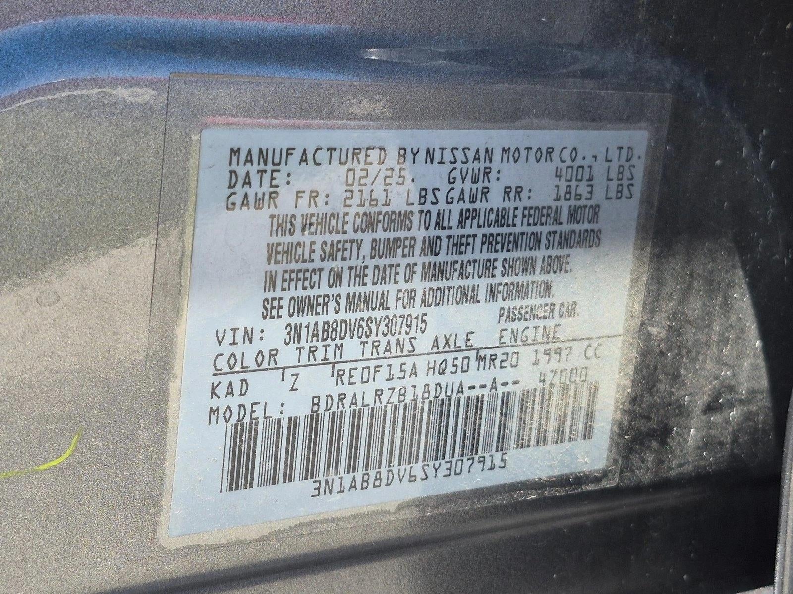 2025 Nissan Sentra SR CVT