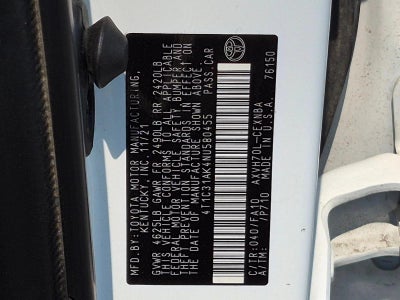 2022 Toyota Camry Hybrid LE CVT (Natl)