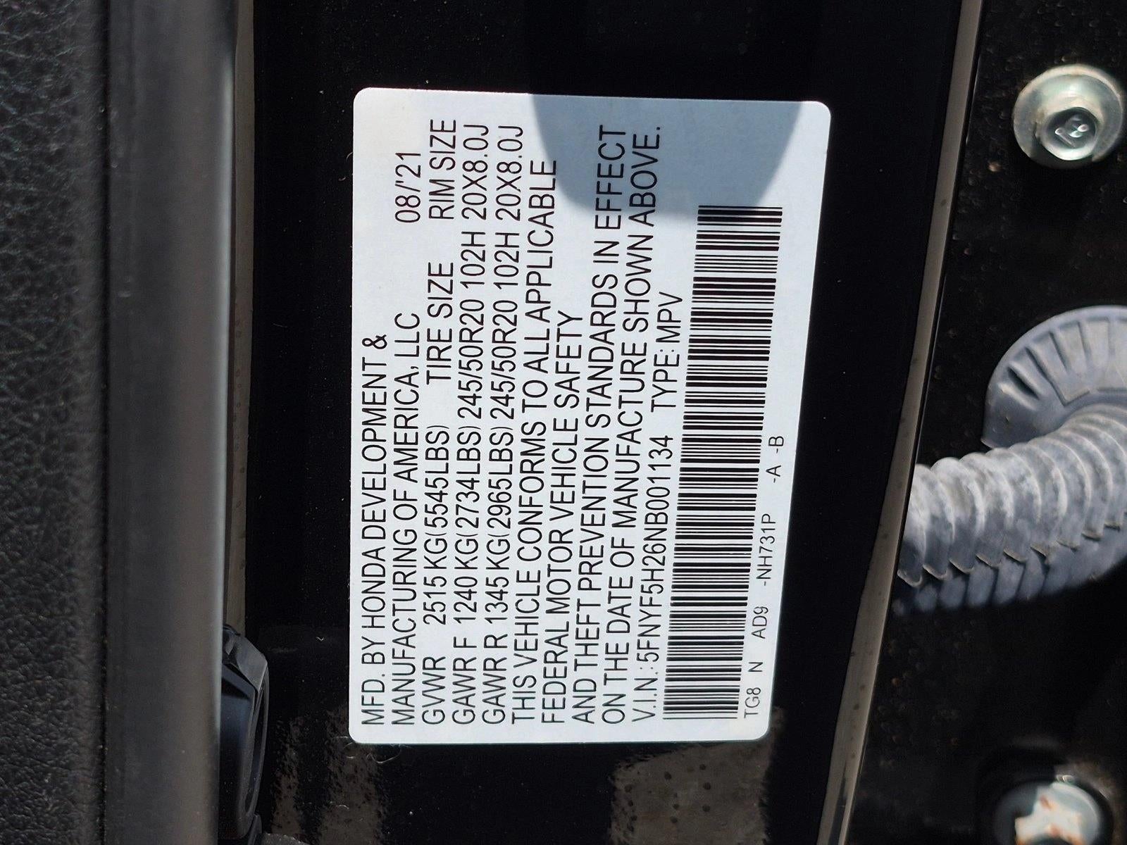 2022 Honda Pilot Special Edition 2WD