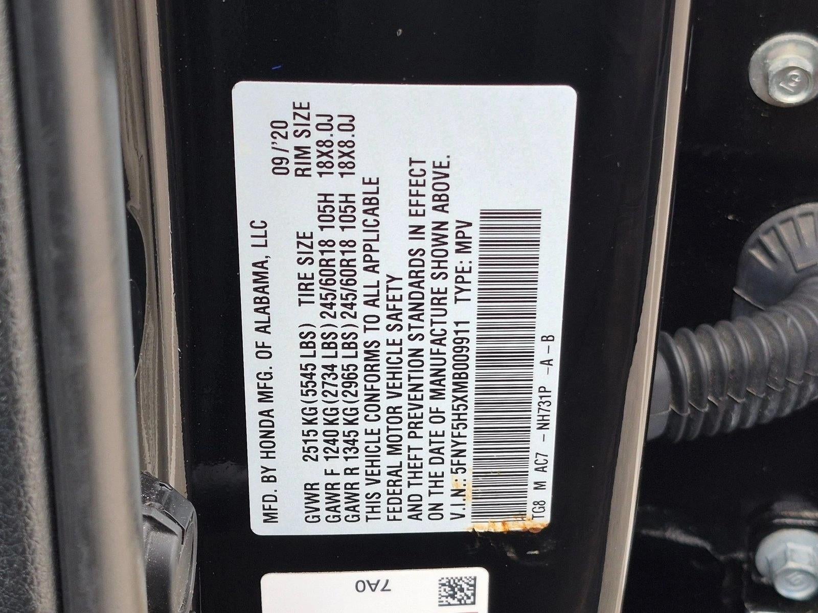 2021 Honda Pilot EX-L 2WD
