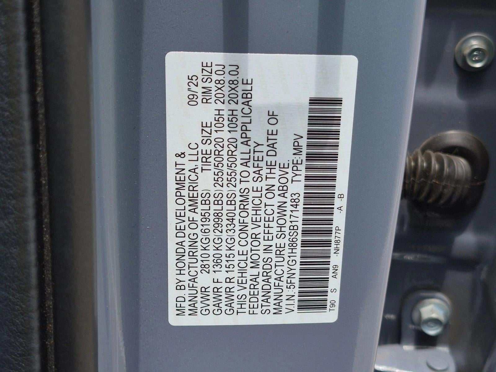 2025 Honda Pilot Elite AWD