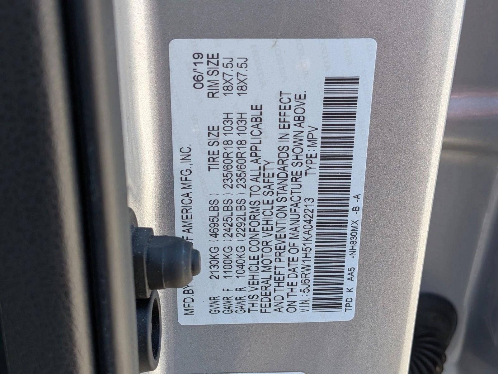 2019 Honda CR-V EX 2WD