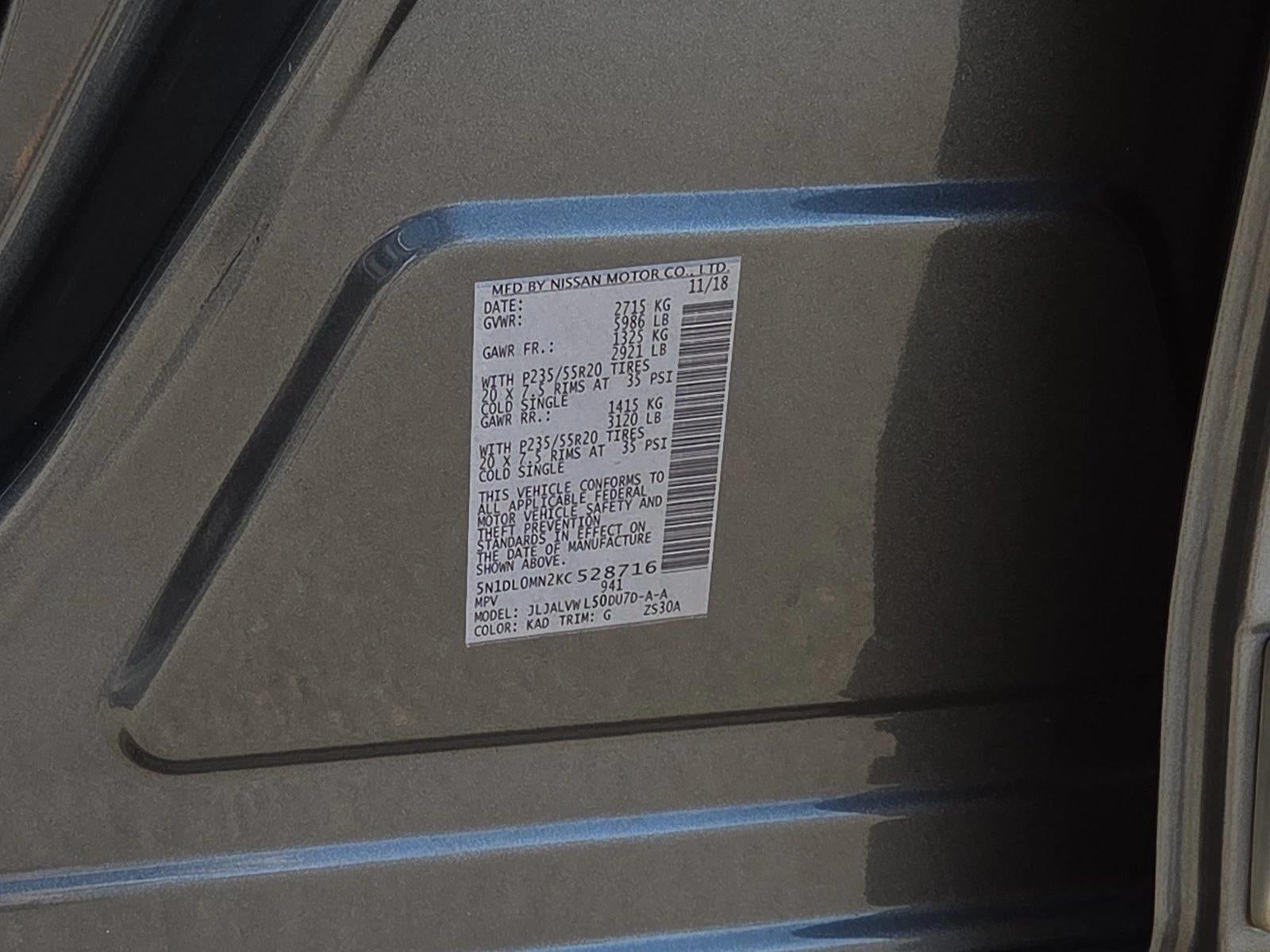 2019 INFINITI QX60 LUXE FWD