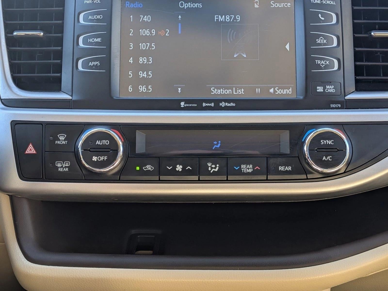 2017 Toyota Highlander XLE V6 AWD (Natl)