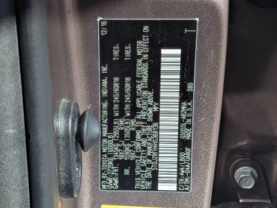 2017 Toyota Highlander XLE V6 AWD (Natl)