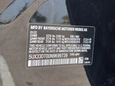 2022 BMW X4 xDrive30i Sports Activity Coupe