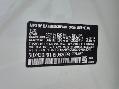 2024 BMW X3 sDrive30i Sports Activity Vehicle