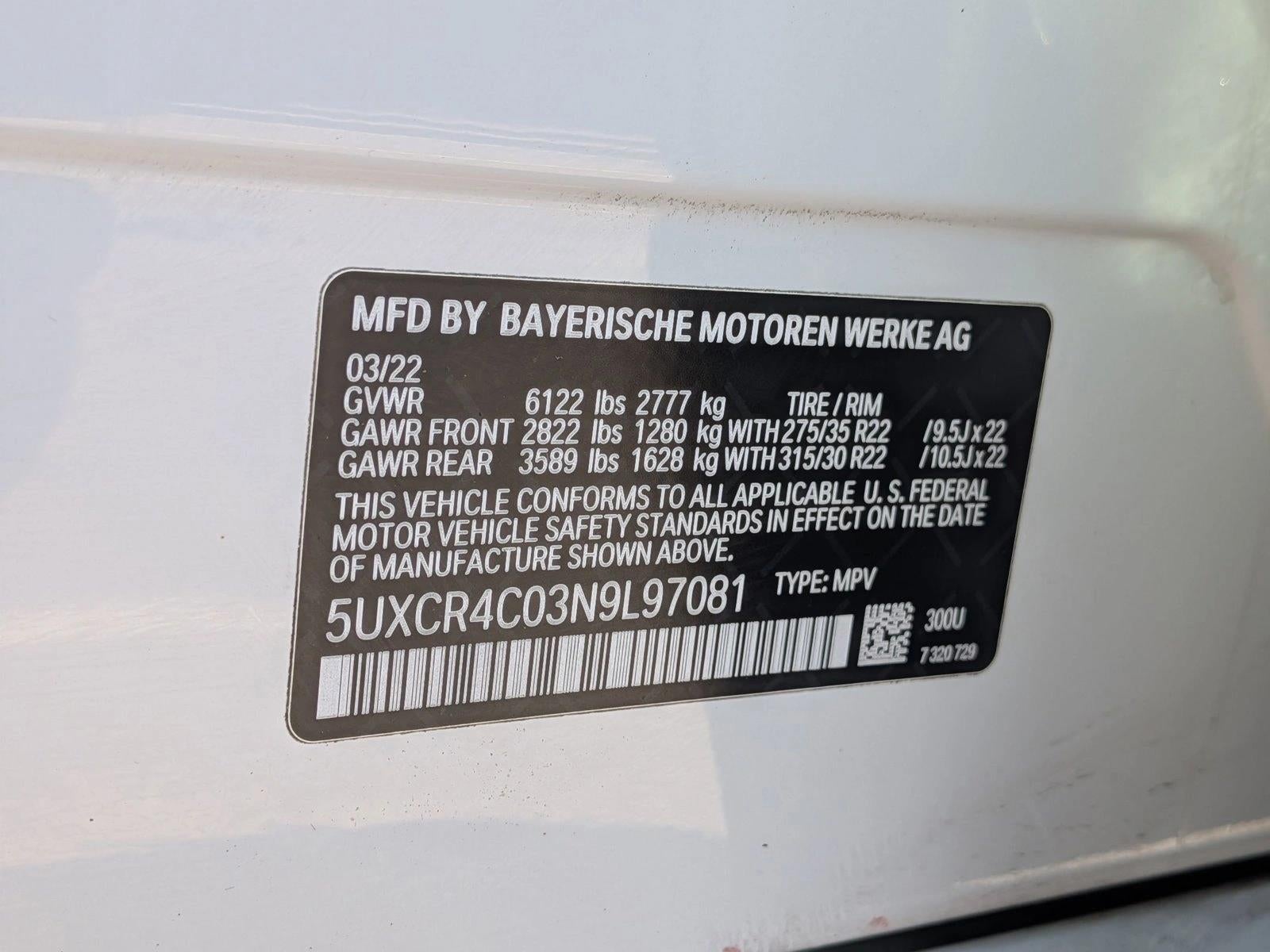 2022 BMW X5 sDrive40i Sports Activity Vehicle