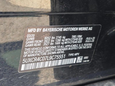 2020 BMW X5 sDrive40i Sports Activity Vehicle