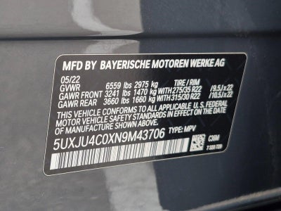 2022 BMW X5 M50i Sports Activity Vehicle