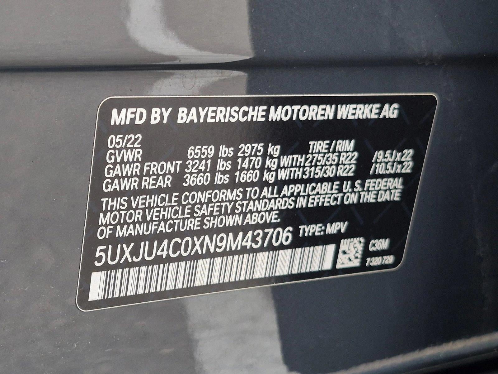 2022 BMW X5 M50i Sports Activity Vehicle