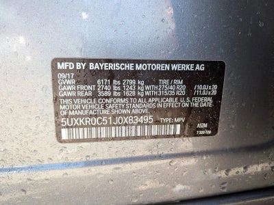 2018 BMW X5 xDrive35i Sports Activity Vehicle