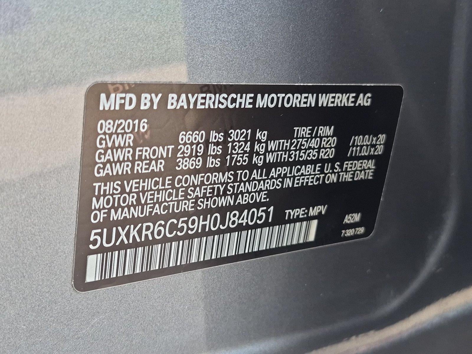2017 BMW X5 xDrive50i Sports Activity Vehicle
