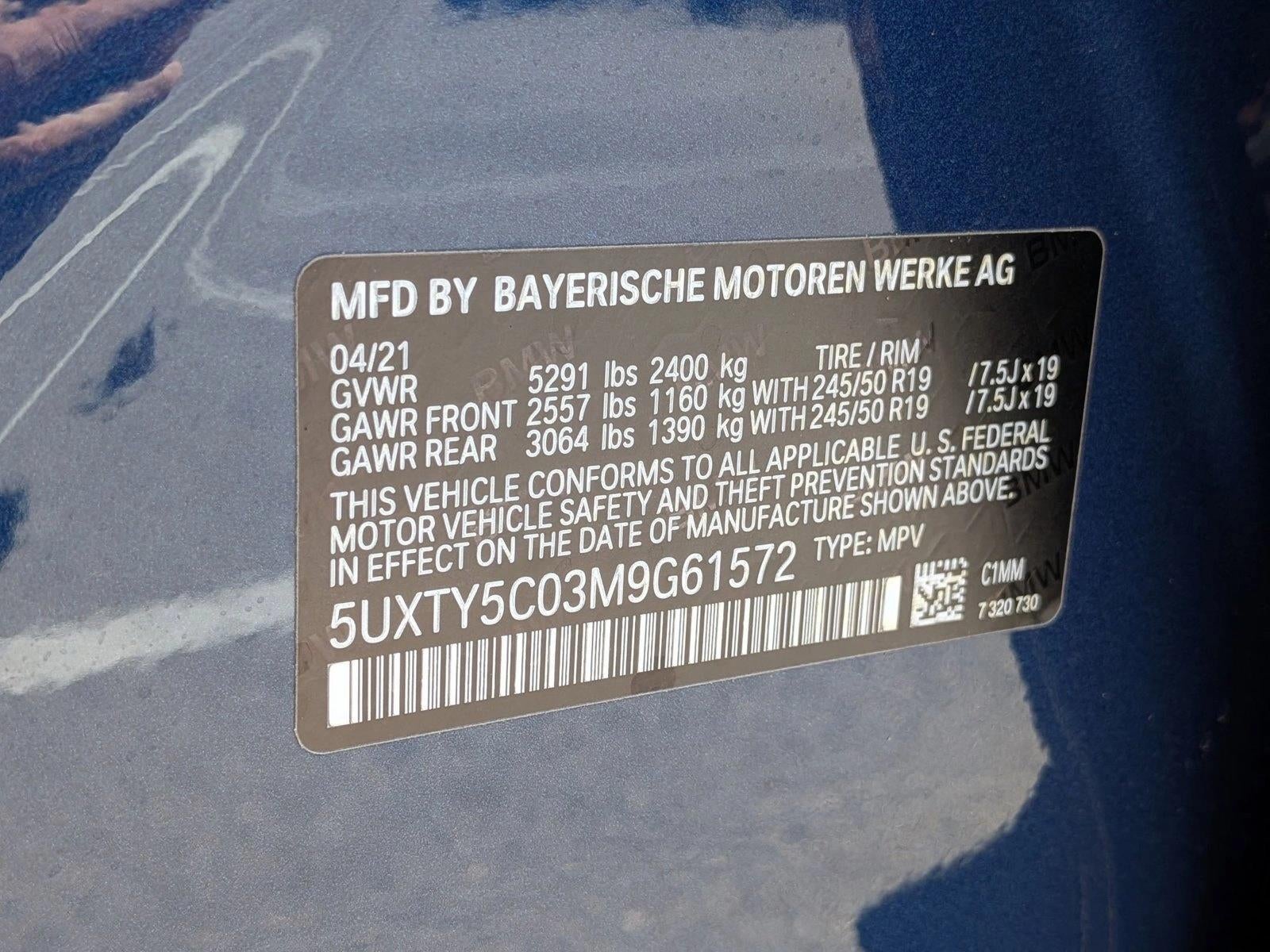 2021 BMW X3 xDrive30i Sports Activity Vehicle
