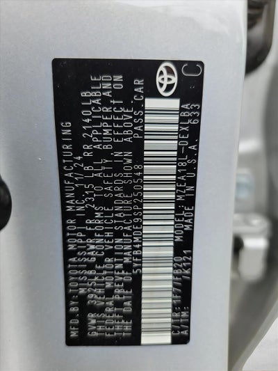 2025 Toyota Corolla LE CVT (Natl)