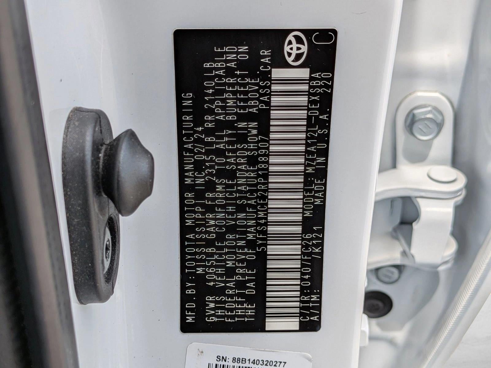 2024 Toyota Corolla SE CVT (Natl)