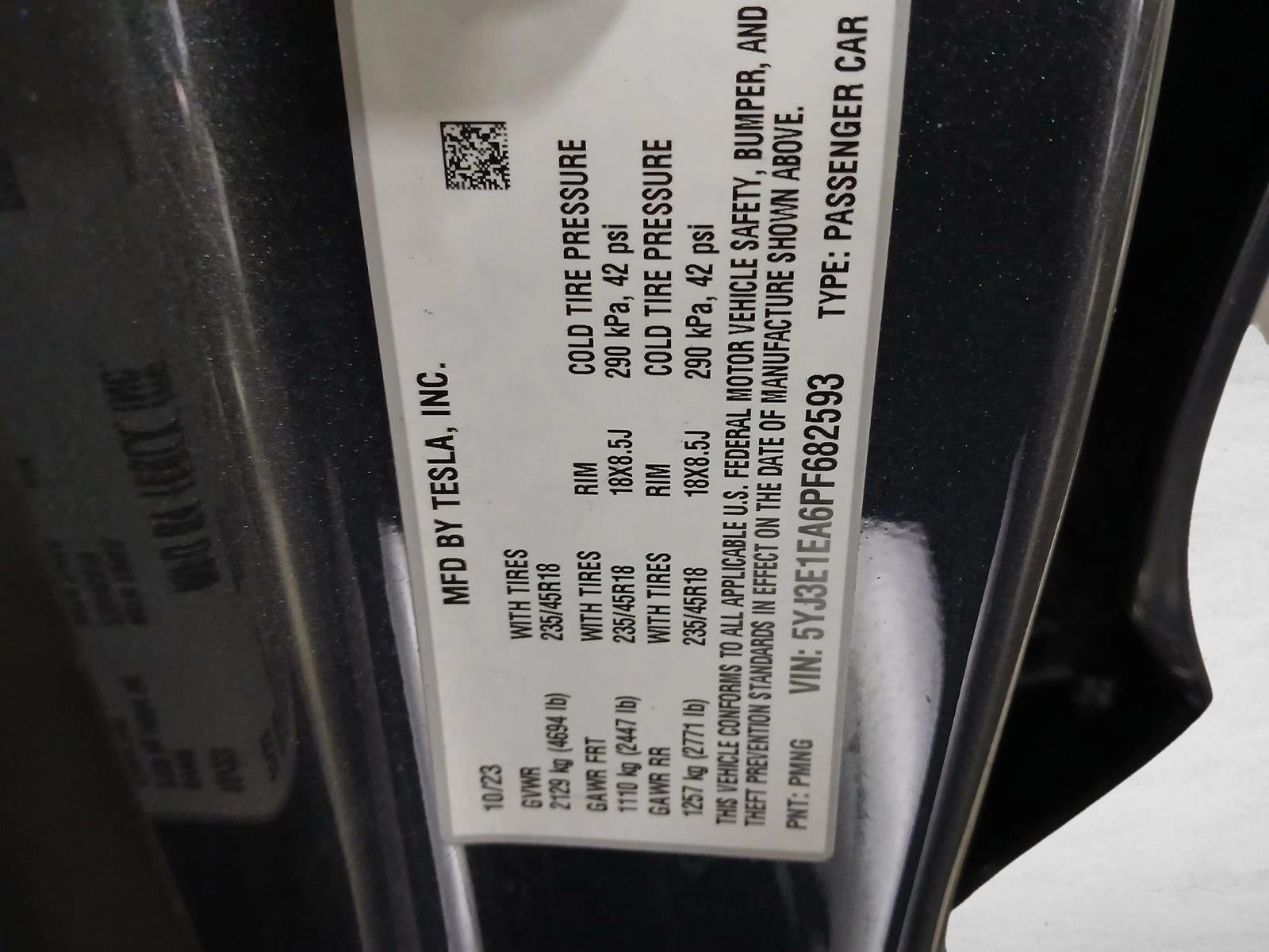 2023 Tesla Model 3 RWD