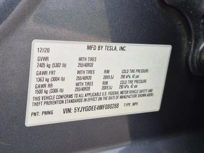 2021 Tesla Model Y Long Range AWD