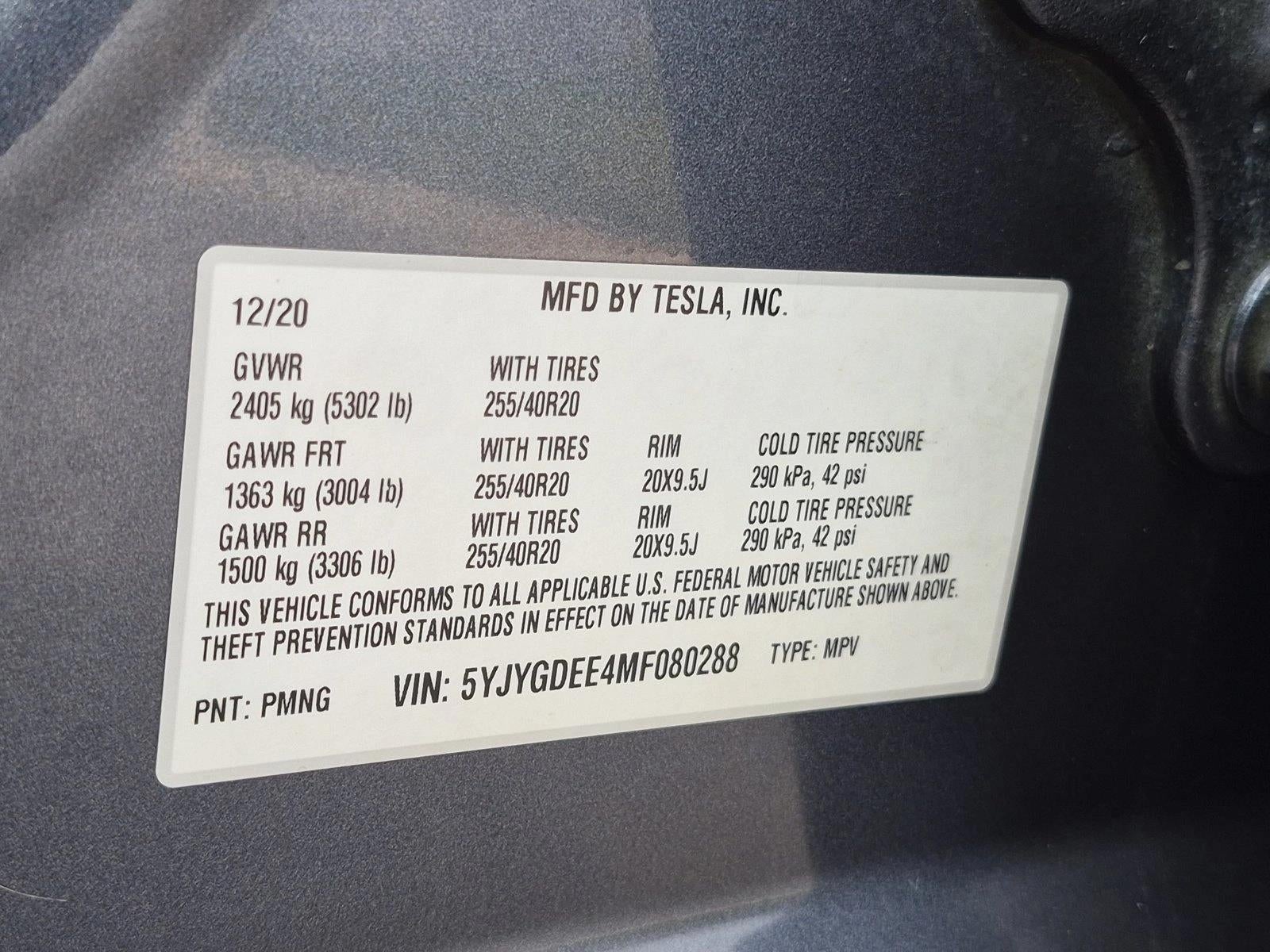 2021 Tesla Model Y Long Range AWD