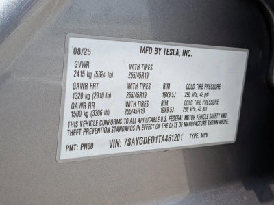 2026 Tesla Model Y Premium RWD