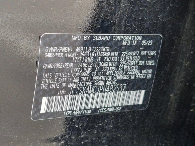 2023 Subaru Forester Wilderness CVT