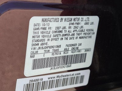 2014 INFINITI QX50 RWD 4dr Journey