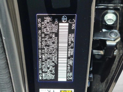 2026 Toyota Prius Plug-In Hybrid SE (Natl)