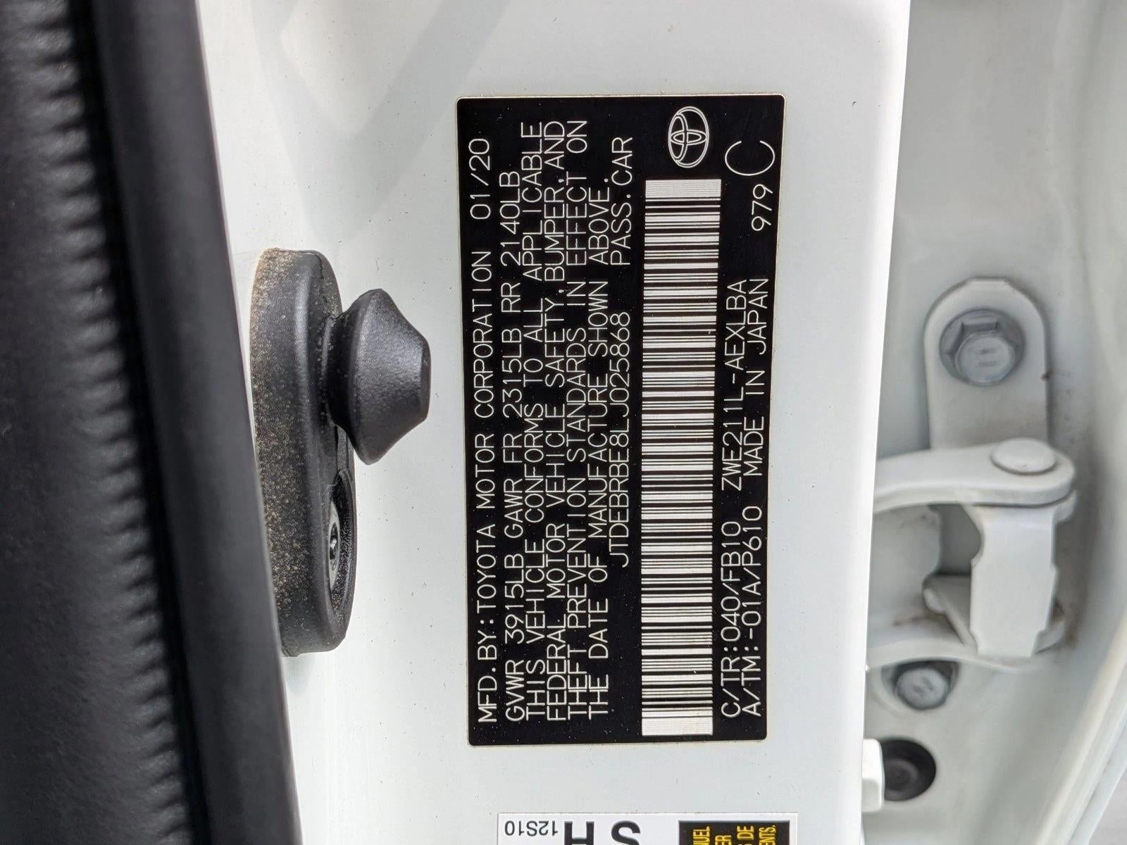 2020 Toyota Corolla Hybrid LE CVT (Natl)