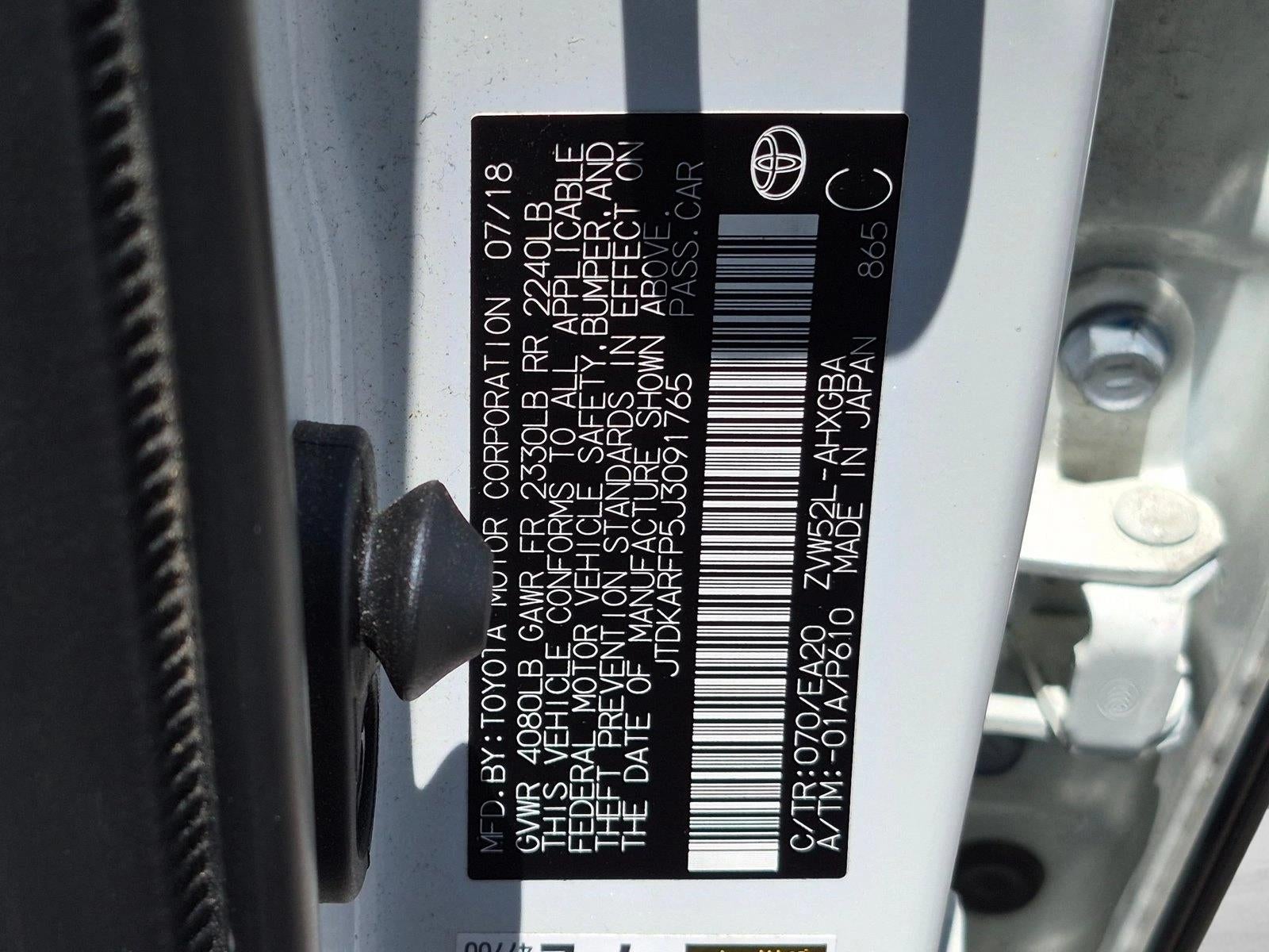 2018 Toyota Prius Prime Advanced (Natl)
