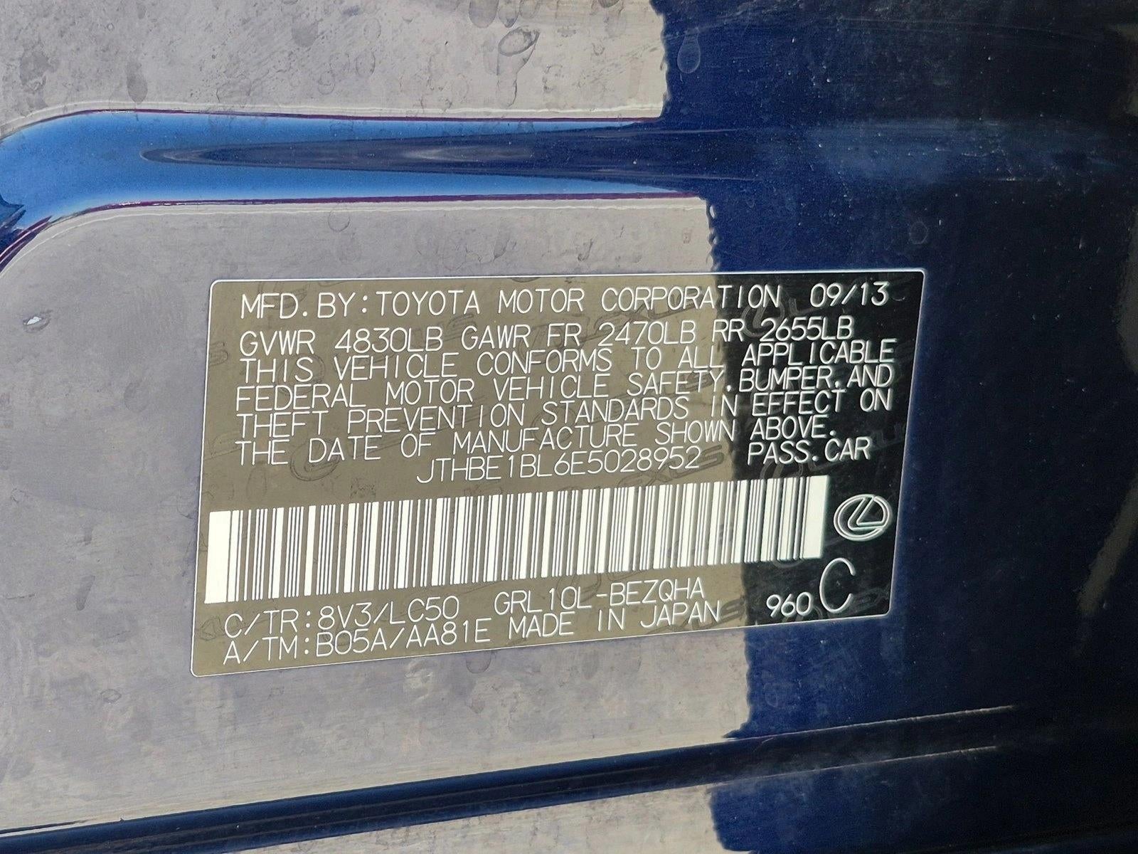 2014 Lexus GS 350 4dr Sdn RWD