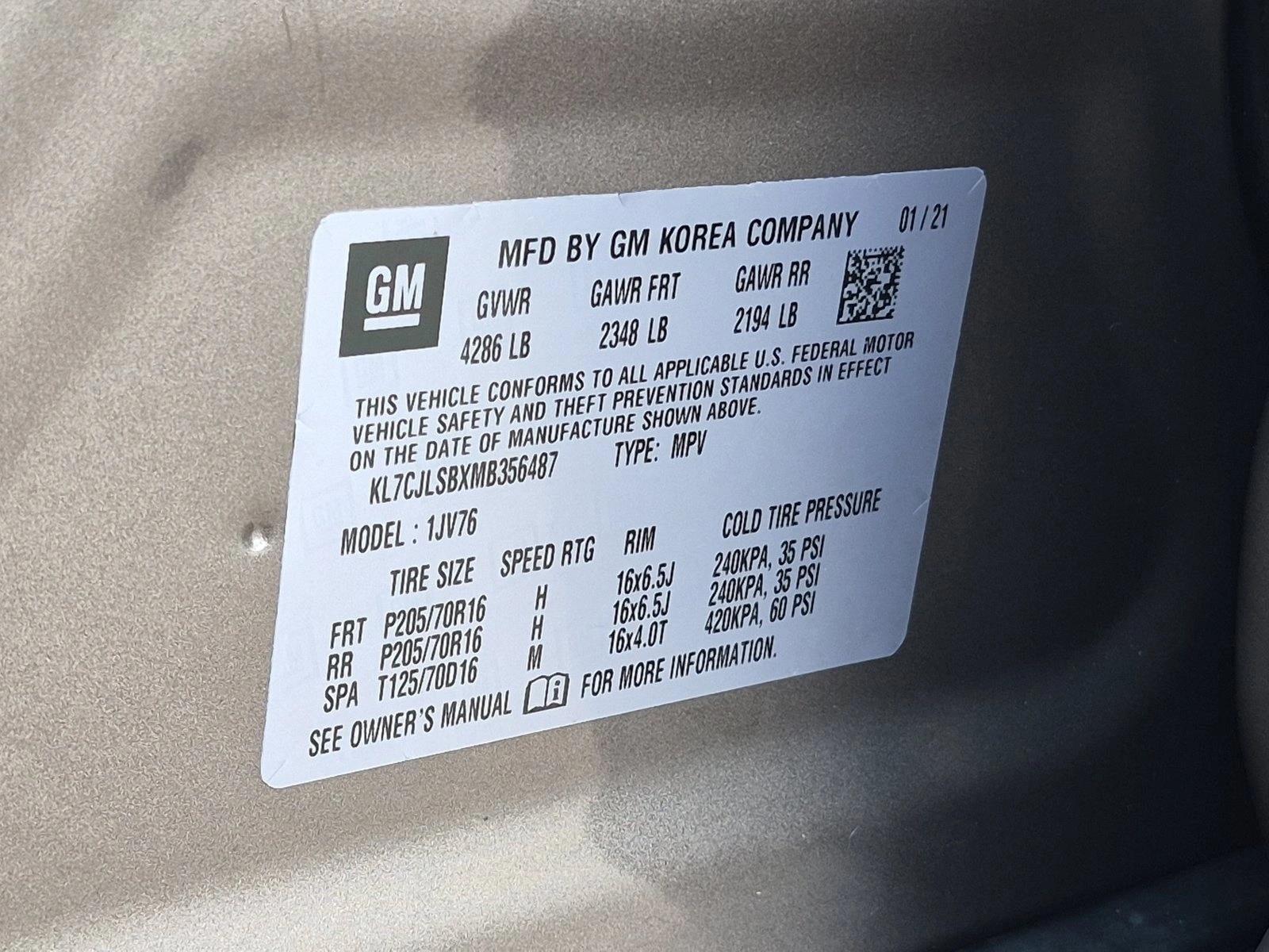 2021 Chevrolet Trax LT FWD