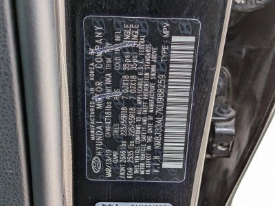 2019 Hyundai TUCSON SEL FWD