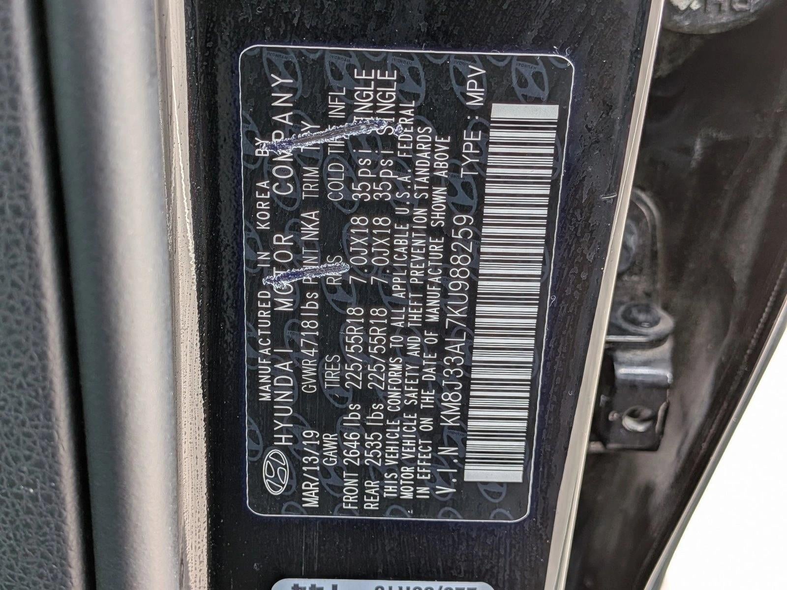 2019 Hyundai TUCSON SEL FWD